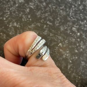14k ring with diamonds